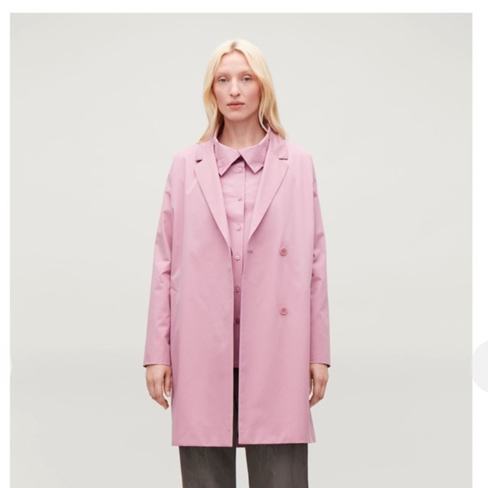 COS Women's Light Pink Trench Coat XS